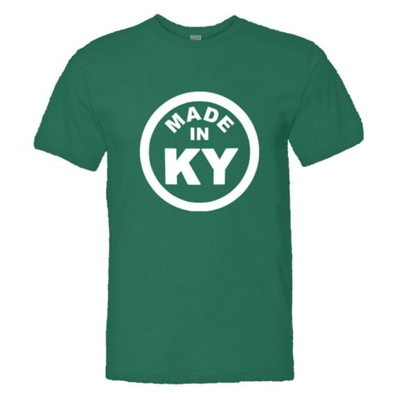 PleaseMeTees™ Mens from Born Made in Kentucky KY Logo Label HQ Tee
