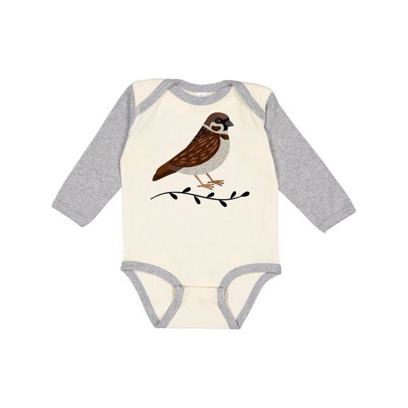 Inktastic Song Bird Nature Lover Wildlife Boys or Girls Long Sleeve Baby Bodysuit