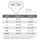 thumbnail image 5 of Calzoncillos Wirarpa Modal No Fly para hombre, paquete de 4, blancos, 3XL, 5 of 5