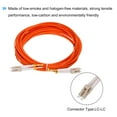 thumbnail image 4 of Unique Bargains 10 Meters 32.8Ft Fiber Patch Cable Multimode LC-LC OM2 LSZH Fiber Optic Jumper Orange For Network Transceiver,1Pc, 4 of 6