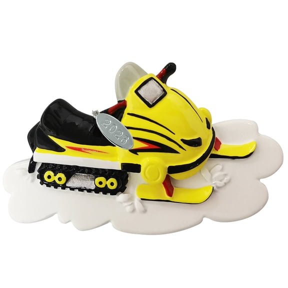 Snowmobile Ornament 2026, Snowmobile Gifts, Snowmobiling Christmas Ornament, Can Be Personalized At Home, In Gift Box