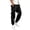 Black, variant on Men's Cargo Pants Adjustable Ankle Utility Trousers Ripstop Fabric Multi Pocket Work Pants Casual Outdoor Hiking Travel Camping Streetwear For Everyday Daily Wear