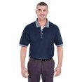 thumbnail image 1 of 8537 UC MEN STRP CLR PIQ POLO-COLRD NAVY/ WHITE 4XL ultraclub 8537, 1 of 1