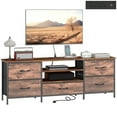 thumbnail image 1 of HOMCOM TV Stand for TVs up to 65 Inch, Industrial Entertainment Center, 1 of 10