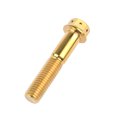 thumbnail image 4 of Wanyifa Titanium Flange Hex Head Bolt M10 20 25 30 35 40 45 50 55 60 65 70 75 80 85 90mm Screws,M10x90mm Pitch 1.25mm,Gold,4 Pcs, 4 of 6