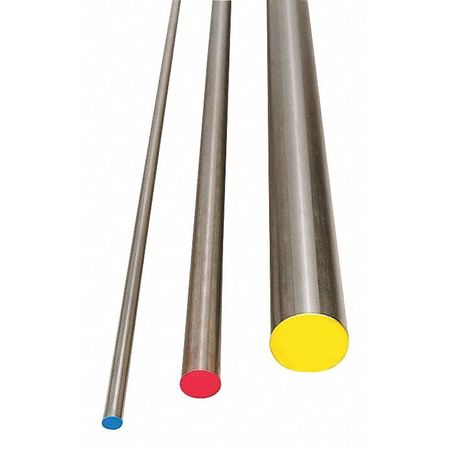 ZORO SELECT W1D1-186 Water Hard Drill Rod,W1,1-1//8,1.125 In