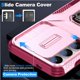 thumbnail image 3 of Funda para GANGXUN Samsung Galaxy S24 Plus - Soporte metálico, Función magnética, Rosa, 3 of 5