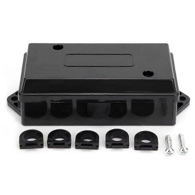 7 Way US Trailer Wiring Junction Box Waterproof Metal Cord Junction Box