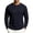 MY21-Navy, variant on MiYuan Mens Quarter Zip Shirts Casual Winter Fall Knit Textured Long Sleeve Shirt Beach Vacation Stretchy Golf Shirts