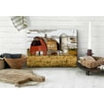 thumbnail image 4 of Red Barn Wall Art Farmhouse Country Kitchen Decor Rustic Red Old Barn Pictures Farm Landscape Canvas Prints Vintage Country Scenery Painting Artwork for Living Room Bathroom Home Decorations 12x16", 4 of 6