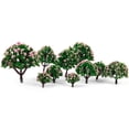 thumbnail image 1 of 5 Tamaños 10pcs árbol De Modelo Con Rosada Para Del Ferrocarril / Dioramax Yotijar Modelo Árbol, 1 of 10