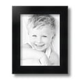 thumbnail image 2 of ArtToFrames 7" x 9" Satin Black Double Step Lip Picture Frame, 7x9 inch Black Wood Poster Frame (WOM-1418), 2 of 7