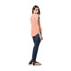 thumbnail image 3 of Camiseta sin mangas tejida Aeropostale para mujer, naranja, grande, 3 of 3