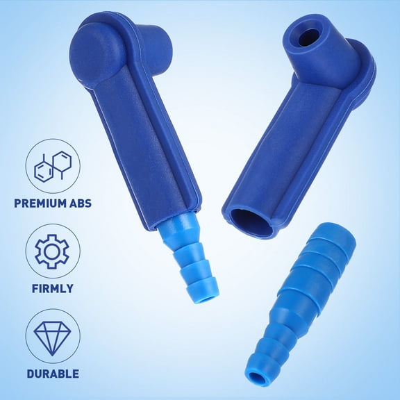 FUTUREORYY 5 Pcs Brake Fluid Changer Connectors Blue Abs For Car Truck Vehicle Brake Work