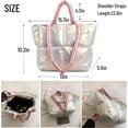 thumbnail image 3 of JennyShop  Lightweight Shoulder Bag Puffer Luxury Bags, Puffy Tote Bag Padded Puffy Tote Lattice Handbags for Women Large Capacity Puffer Tote Bag, 3 of 6