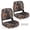 Camouflage, variant on Costway 2-Pack Folding Boat Seats with Thick Sponge Padding Fixing Bolts Hinges Gray