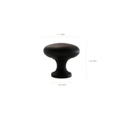Hestia Hardware Round Cabinet Knobs For Kitchen and Bathroom Cabinet Hardware Oil Rubbed Bronze  1.17" Diameter, 25 Pack Z5.D31.25.ORBHD
