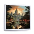 thumbnail image 2 of Designart "Journey To Asian Painting VII" Asian Floater Framed Wall Art Living Room, 2 of 7
