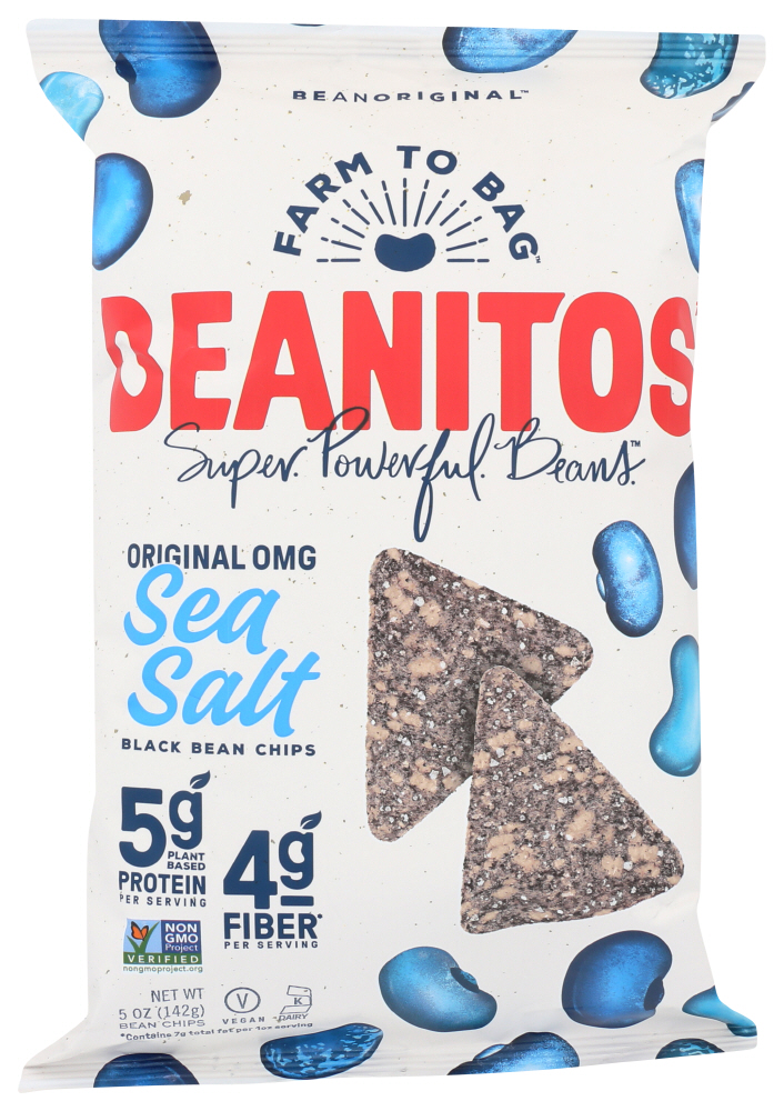 Beanitos Black Bean Chips Sea Salt, 5 Oz