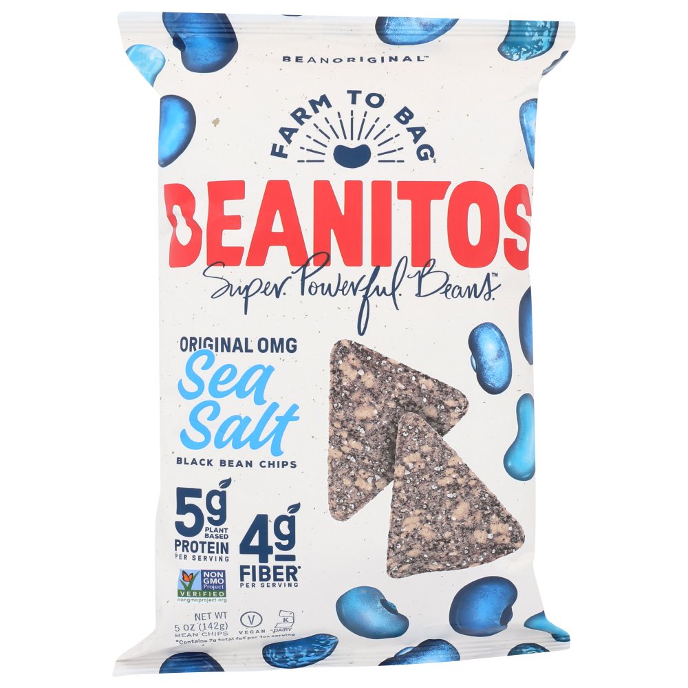 Beanitos Black Bean Chips Sea Salt, 5 Oz