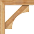 thumbnail image 3 of Ekena Millwork 6"W x 28"D x 28"H Westlake Block Rough Sawn Bracket w/ Offset Brace, Western Red Cedar, 3 of 25
