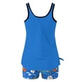 thumbnail image 4 of 2 Piece Swimsuit Sets for Women,Two Piece Women's Tankini Swimsuits Blouson Swim Tank Top with Boyshorts Full Coverage Modest Bathing Suits, 4 of 6
