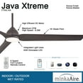 thumbnail image 2 of 84" Minka Aire Java Xtreme Kocoa Smart LED Ceiling Fan, 2 of 5