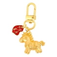 thumbnail image 2 of Chinese Zodiac Horse Keychain Pendant for Women – Golden 2026 Prosperity Charm Key Ring with Luck Blessing for Chinese New Year Handbag and Car Keys Accessories, 2 of 9