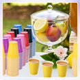 thumbnail image 6 of 50 Pcs Disposable Plastic Cups, MODANU Colored Plastic Cups, 16 oz Plastic Party Cups, Strong and Sturdy Disposable Cups for Party, Wedding, Christmas, Yellow, 6 of 6