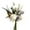 Purple White, variant on Artificial Fake Flowers Plants Silk Flower Arrangements Wedding Bouquets Decorations Plastic Floral Table Centerpieces for Home Kitchen Garden Party Décor (Autumn red)