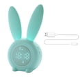 thumbnail image 1 of Reloj despertador 0.5W Reloj de dibujos animados recargable Decoración Temporizador digital con luz nocturna, Verde Advancent HA003195-01B, 1 of 6