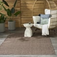 thumbnail image 4 of Nourison Tulum 4' x 6' Brown Outdoor Rug, 4 of 10