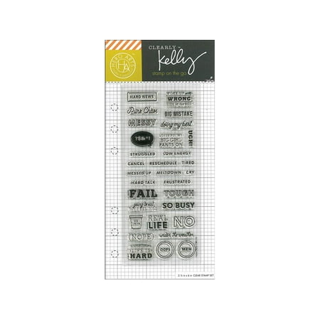 - Hero Arts Clear Stamp Kelly Planner Doing My Best