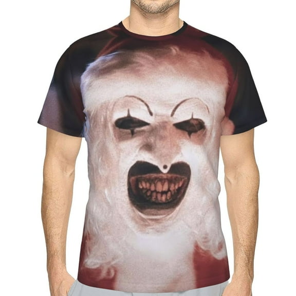 Terrifier 3 Unisex 3d Pattern Printed Short Sleeve T-Shirts Casual Graphics Tees For Men Women Teen Small