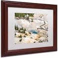 thumbnail image 2 of Trademark Fine Art "Bumpass Hell" Canvas Art by Pierre Leclerc, White Matte/Wood Frame, 2 of 4