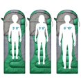 thumbnail image 3 of Saco de Dormir Rioyalo para Adultos, Impermeable, para Camping, 0 Grados, 3 of 6