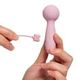 thumbnail image 6 of Hello Cake Pocket Wand Discreet Vibrator, Pink, 1 Count, 6 of 11