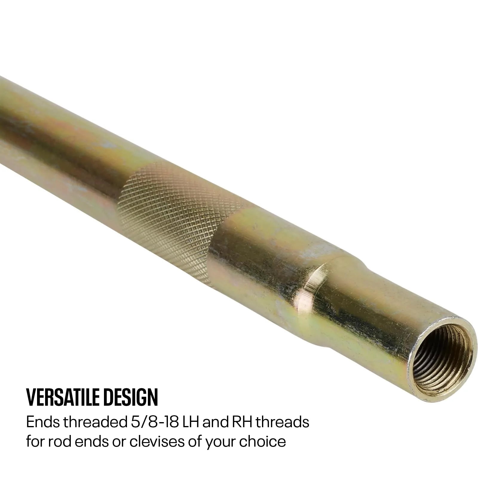 Swedged Steel Tube for 5/8-18 Thread Rod Ends, 7/8 OD, 23 Inch Long