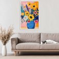 thumbnail image 3 of Stupell Industries Eclectic Colorful Floral Vase White Framed Giclee Art, 20 x 30, by LSR Design Studio, 3 of 7