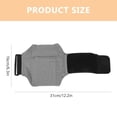 thumbnail image 2 of SHOWERORO Drop Leg Bag Sports Running Leg Pouch Grey Milk Silk 1Set for Exercise on the Go, 2 of 5