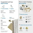 thumbnail image 4 of Amerock Appoint Golden Champagne 18 inch (457mm) Towel Bar, 4 of 8