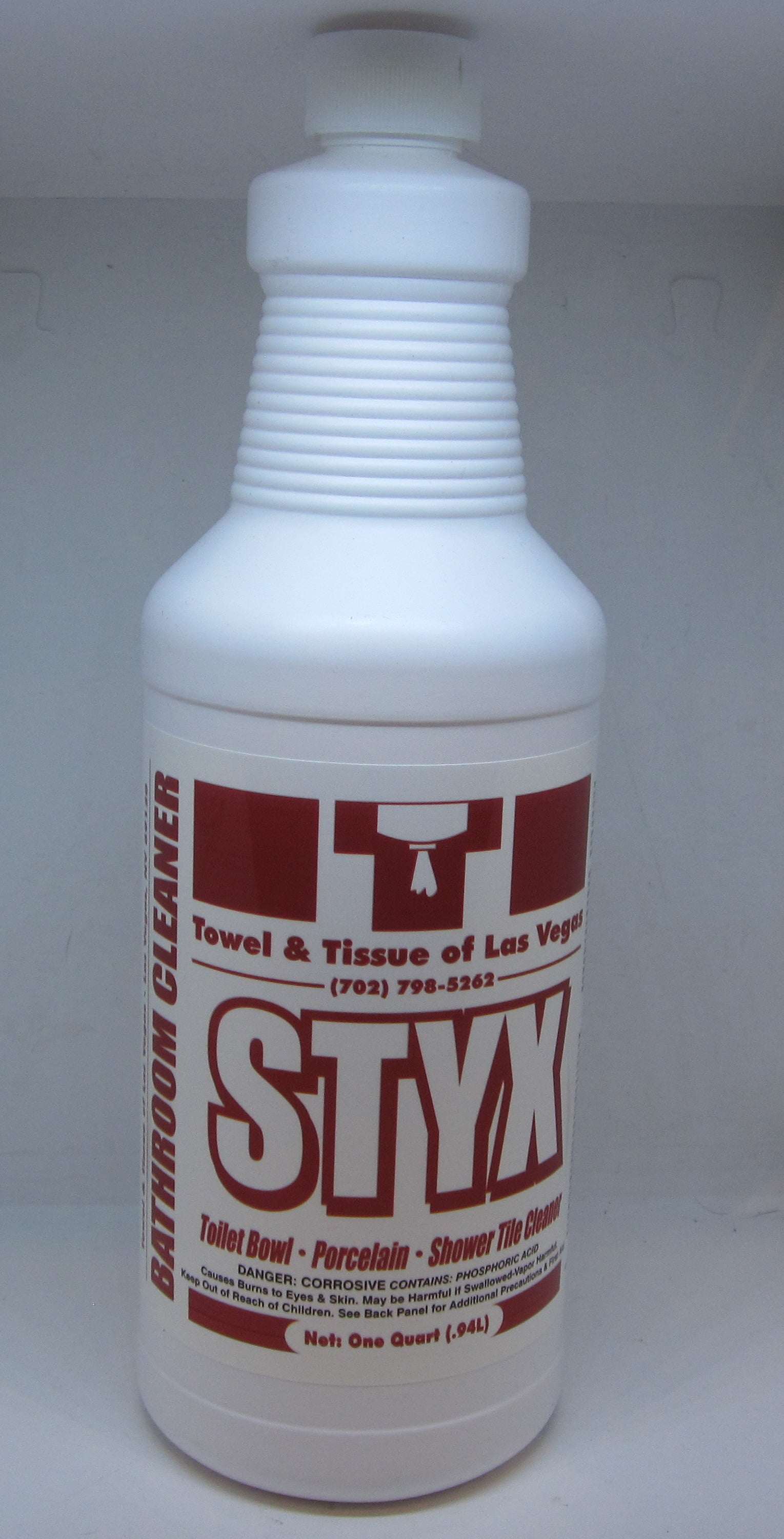 Styx Towel & Tissue Phosphoric Acid Commercial Toilet Bowl/Porcelain