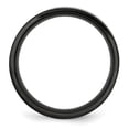 thumbnail image 2 of Auriga Stainless Steel Brushed Black IP-plated 6 mm Flat Band for Women Size 12.5, 2 of 6
