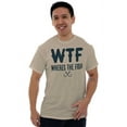 thumbnail image 5 of WTF Where's the Fish Fisherman Funny Men's Graphic T Shirt Tees Brisco Brands S, 5 of 5