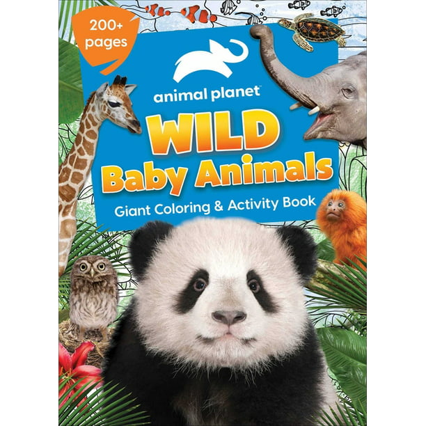 Jumbo Coloring Book: Animal Planet: Wild Baby Animals Coloring Book  (Paperback) 