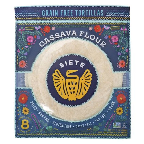 Siete Cassava Flour Tortilla, 7 Ounce 12 per case