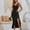 Black Dresses for Women, variant on Blczomt Dresses Women Cocktail Midi Party Bodycon Pink High Slit Ruffle Hem Summer Women Clothing