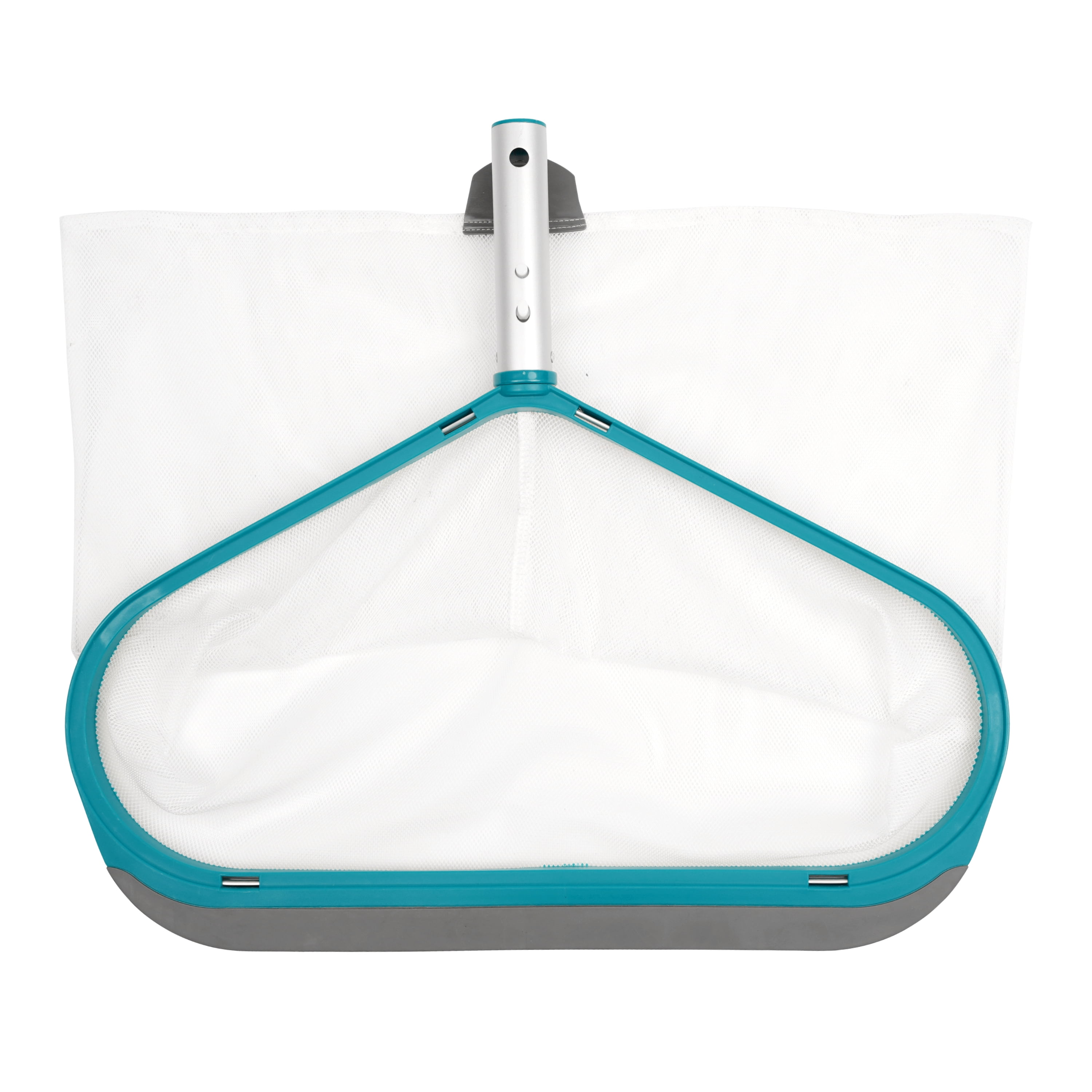 Mainstays Pool Leaf Rake with Aluminum Handle & Tab