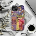 thumbnail image 6 of Colorful Abstract Ladybug Phone Case, Vintage Patchwork Groovy Cover for iPhone 17 16 15 14 13 12 11 Pro Max, 6 of 6