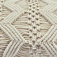 thumbnail image 3 of Lush Decor Studio Chevron Macrame Decorative Pillow Cover White, 3 of 11